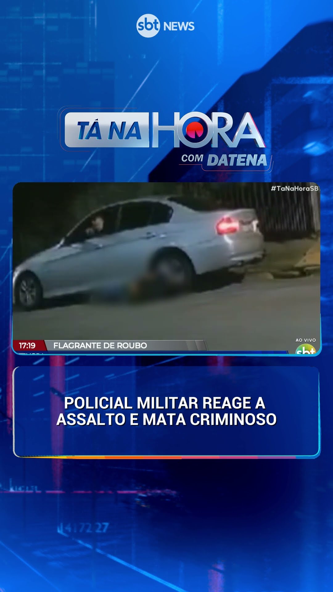 Policial militar de folga reage a assalto e mata bandido | Tá na Hora (17/12/24)