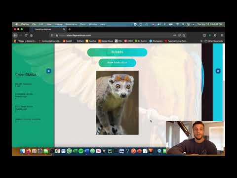 ClassifEyeAnimals: App Overview - React + Flask + AWS