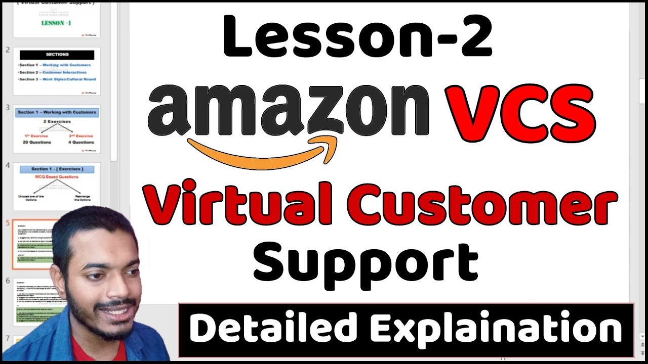 Amazon VCS (Virtual Customer Support) Assessment Test | Detailed ...