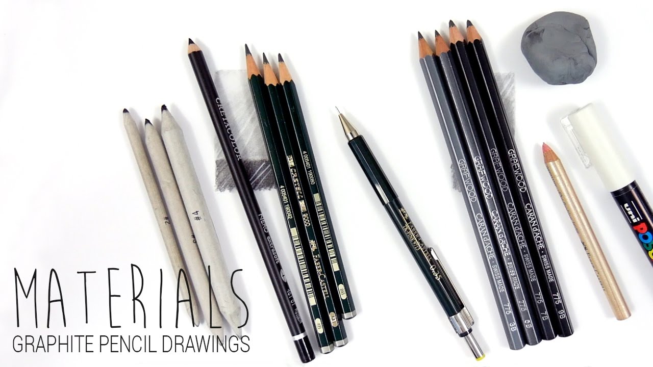 Pencil Drawing - Art Supplies & Equipment That Pencil Artists Need - How to  Draw Step by Step Drawing Tutorials