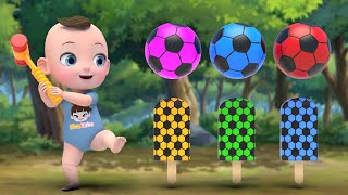 Color Ball | Johny Johny Yes Papa + more Nursery Rhymes & Kids Songs | Kindergarten