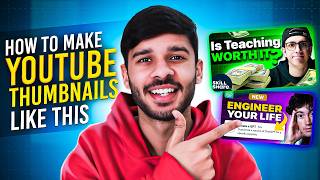 How to Make a Thumbnail with Glow Effect - Beginners