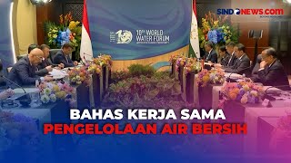 Jokowi Bahas Kerja Sama Pengelolaan Air Bersih dengan PM Tajikistan