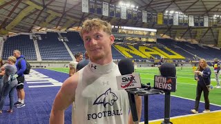 Taco Dowler after Montana State Bobcats' win at Northern Arizona