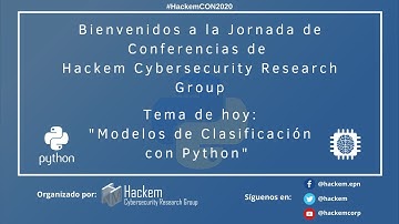 HackemCON: Modelos de Clasificación con Python