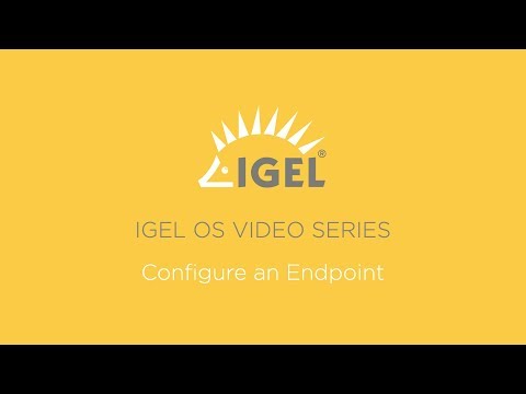 Configuring an Endpoint with IGEL OS 11