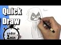 Quick Draw - Raven - Teen Titans Go - Timelapse