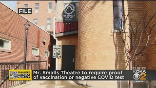Mr. Smalls Requiring Proof Of COVID-19 Vaccinations Or Negative Tests