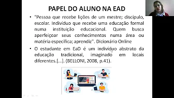O que é interação em EAD?