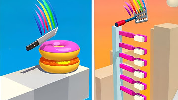 Slice it All 3D game in MAX LEVEL 😱 | ASMR Cutting | Level 109 - 112 | ASMR SLICING GAMEPLAY