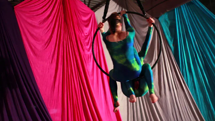 Down to Earth Aerials Lyra Duo performance Duo