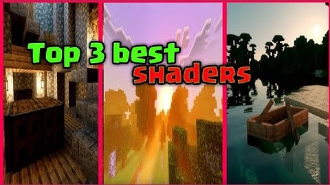 Best shaders for crafting and building even low devices||