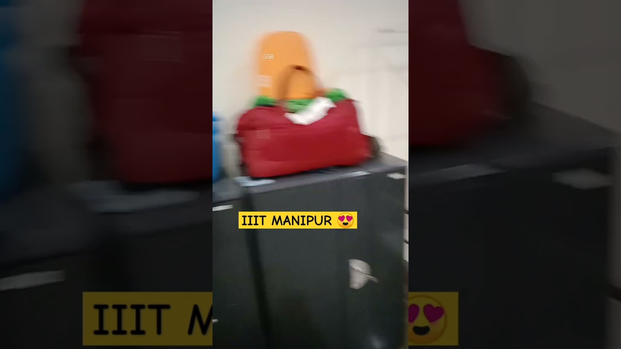 IIIT Manipur Hostel Room 😍|