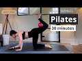 30 MIN FULL BODY PILATES WORKOUT with Softball || Intermediate Level Mat Pilates | Class 10-Softball