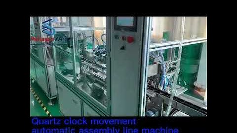 How to assembly quartz clock movement to automatic save worker 480P