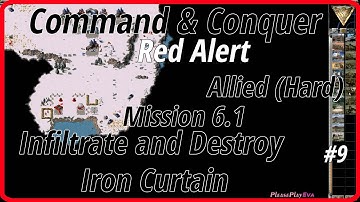 [1920x1080 PC] Red Alert (1996) #9 ✓ Allies (Hard) ✓ Mission 6.1 Infiltrate and Destroy Iron Curtain