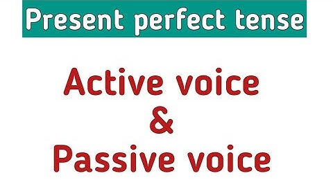 ตัวอย่าง ประโยค passive voice present perfect continuous