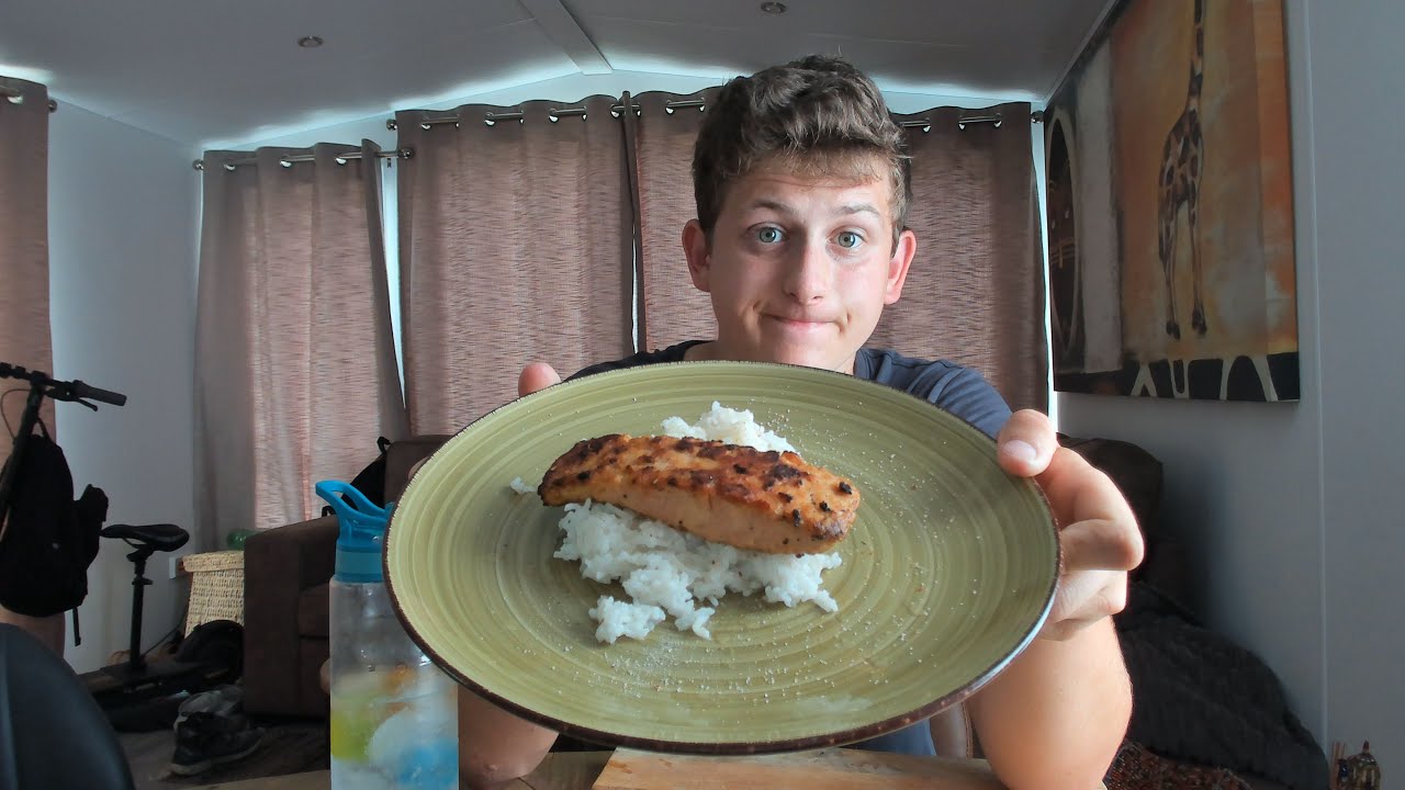Salmon With Rice MUKBANG!