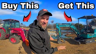 Buy a Tractor... Get a Free Excavator