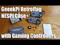 GeeekPi Retroflag NESPi Case+ Plus with USB Wired Game Controllers & Cooling Fan & Heat