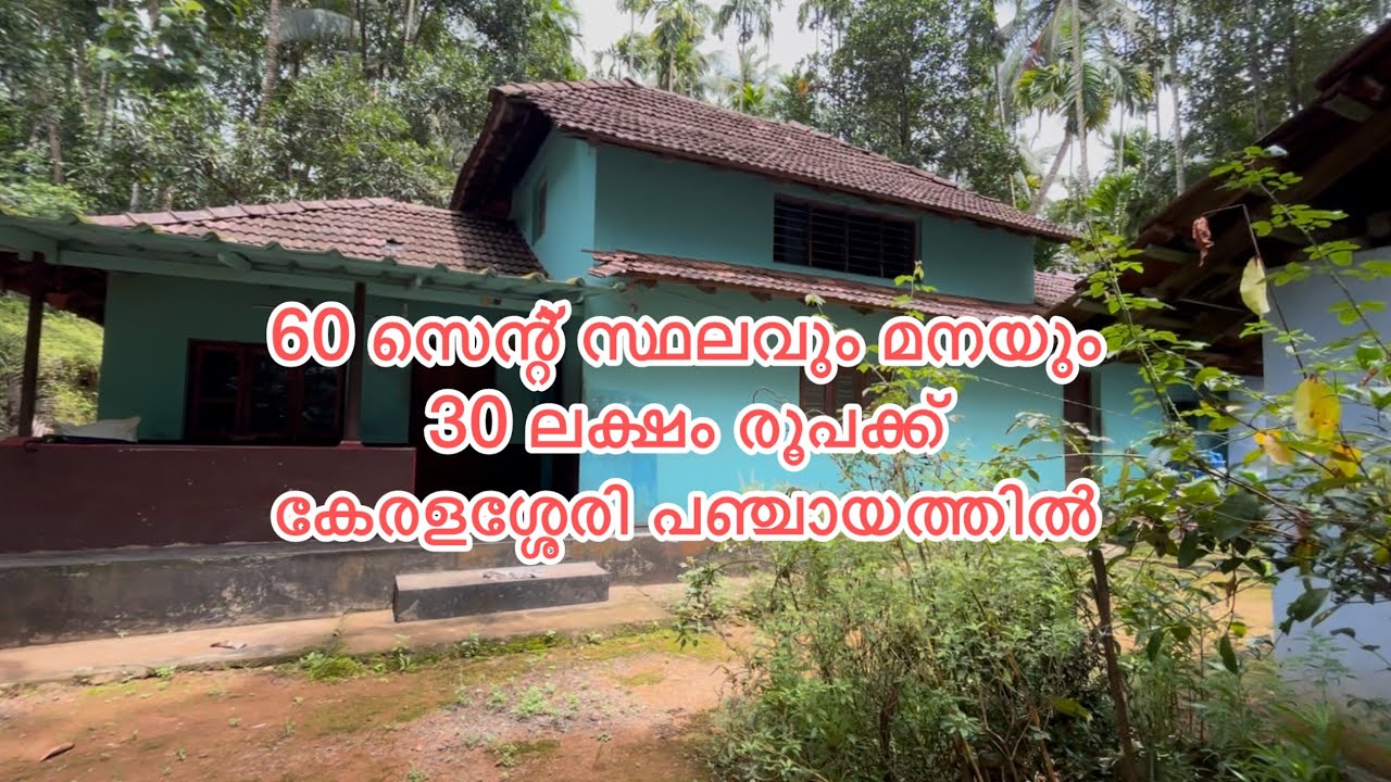 60 സെന്റ് സ്ഥലവും മനയും 30 ലക്ഷം രൂപക്ക് കേരളശ്ശേരി പഞ്ചായത്തിൽ 8714746792