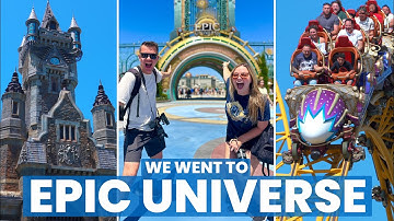 OUR FIRST TIME AT EPIC UNIVERSE!! Experiencing Universal Orlando