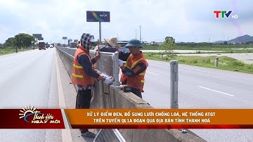 Xử lý điểm đen, bổ sung lưới chống loá, hệ thống ATGT trên tuyến QL1A đoạn qua địa bàn tỉnh TH