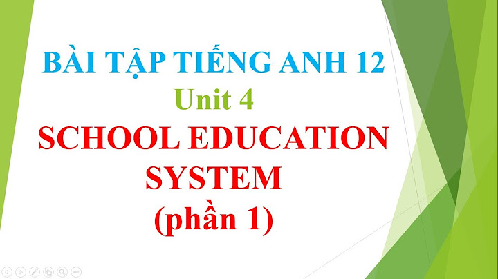 Bài tập ngữ pháp unit 4 lớp 12 năm 2024