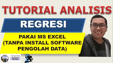Tutorial Analisis Regresi Linier Berganda Menggunakan Excel (Tanpa Install Aplikasi Pengolah Data)