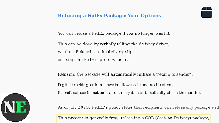 How To Refuse Or Reject A FedEx Package – Return To Sender & Refund Tips