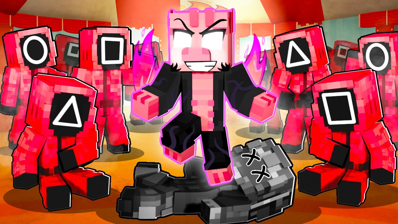 Temný BOUCHAL vs SQUID GAME v Minecraftu!