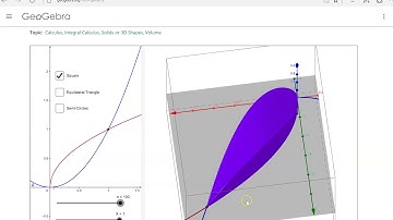 math 2302   volume of known cross sections   visualization