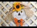 Scarecrow Wreath Super Easy!