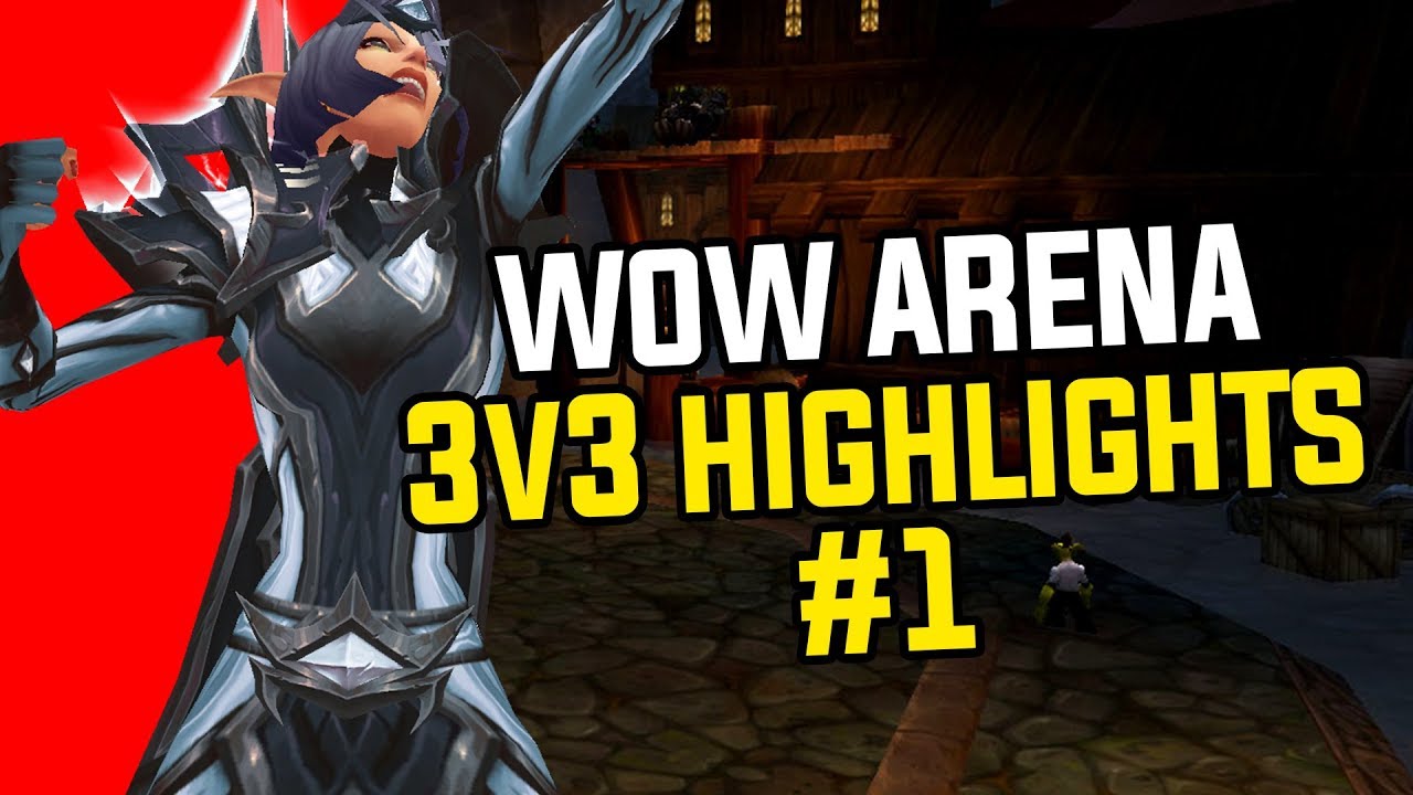 Rank 1 Player Hogman 3v3 World of Warcraft: Legion Arena Highlights - #1