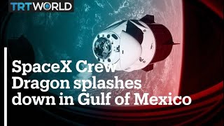 SpaceX Crew Dragon splashes down in Gulf of Mexico