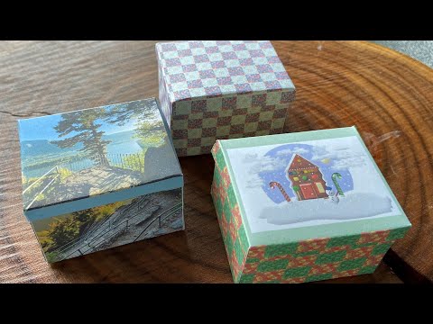 DIY Miniature Cardboard Boxes for your Dollhouse 