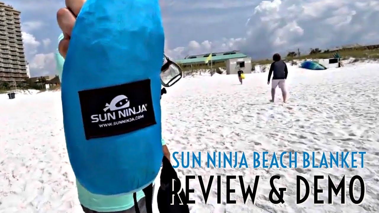 Sun Ninja Beach Blanket Review & Demo 