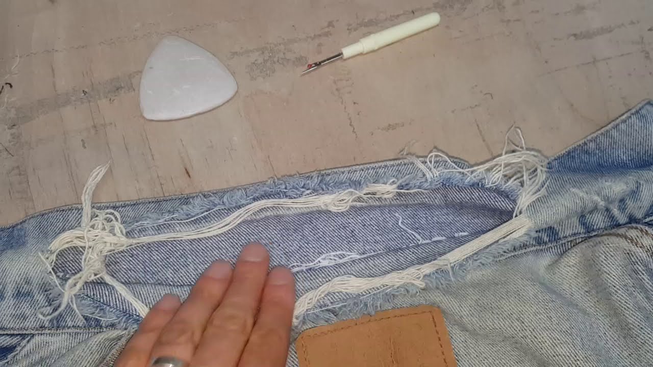 Denim Levis Jacket Collar Restoration Repair Work Talk With The Denim Doctor Manchester England