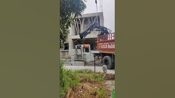 Bricks unloading 🚒 #construction #brick #unloading