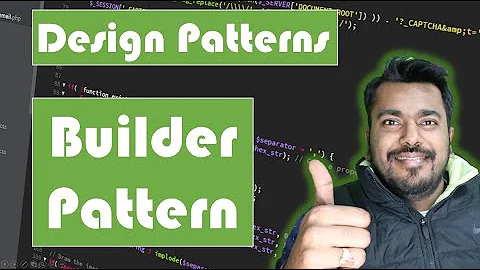 Builder Pattern - Design Patterns |  Object Oriented Design | OOPs | Java