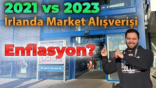 İrlanda Market Fiyatları 2023 🛒| 1 saatlik asgari ücretle neler aldım? 💰