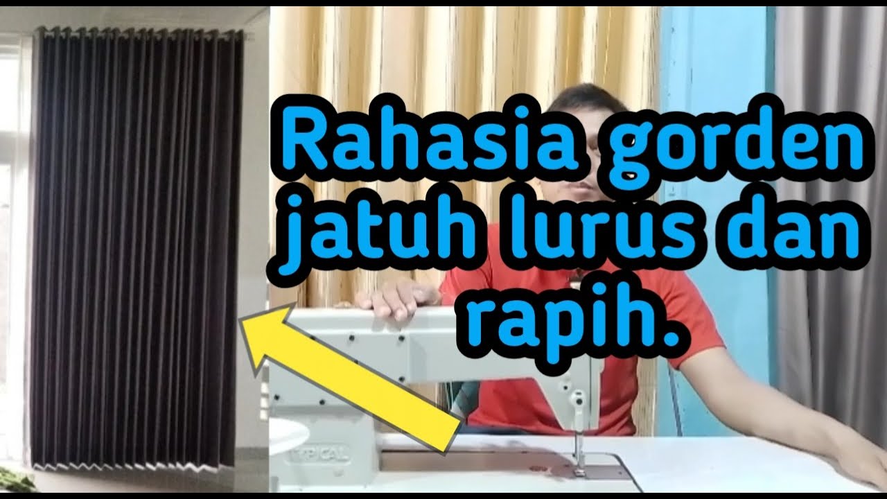 Cara membuat gorden jadi rapi @JERIGORDENCURTAINS
