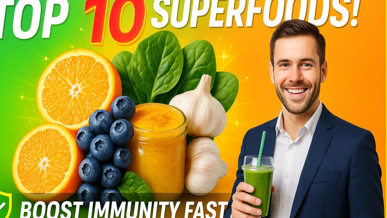 Top 10 Superfoods to Boost Your Immune System Naturally. - YouTube