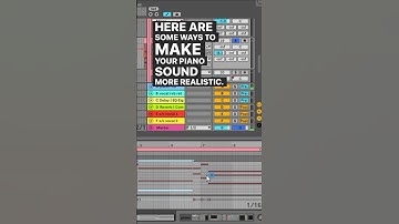 Want more realistic sounding pianos? Do this #musicproducer #ableton #piano