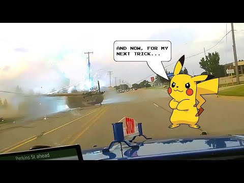 Pikachu's Hyped!  REACT:  "Robber Learns Deadly Lesson About Electricity," by @MidwestSafety