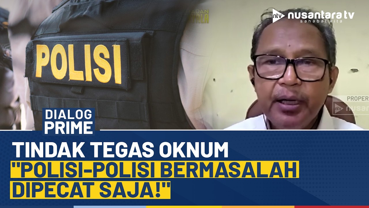 Tindak Tegas Oknum Polisi Bermasalah, Aryanto Sutadi: Polisi-polisi Bermasalah Dipecat Saja!