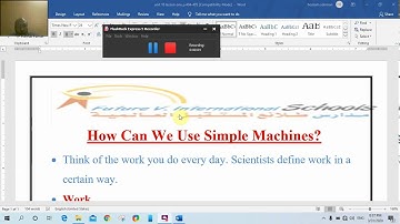 Unit 10 lesson one simple machines