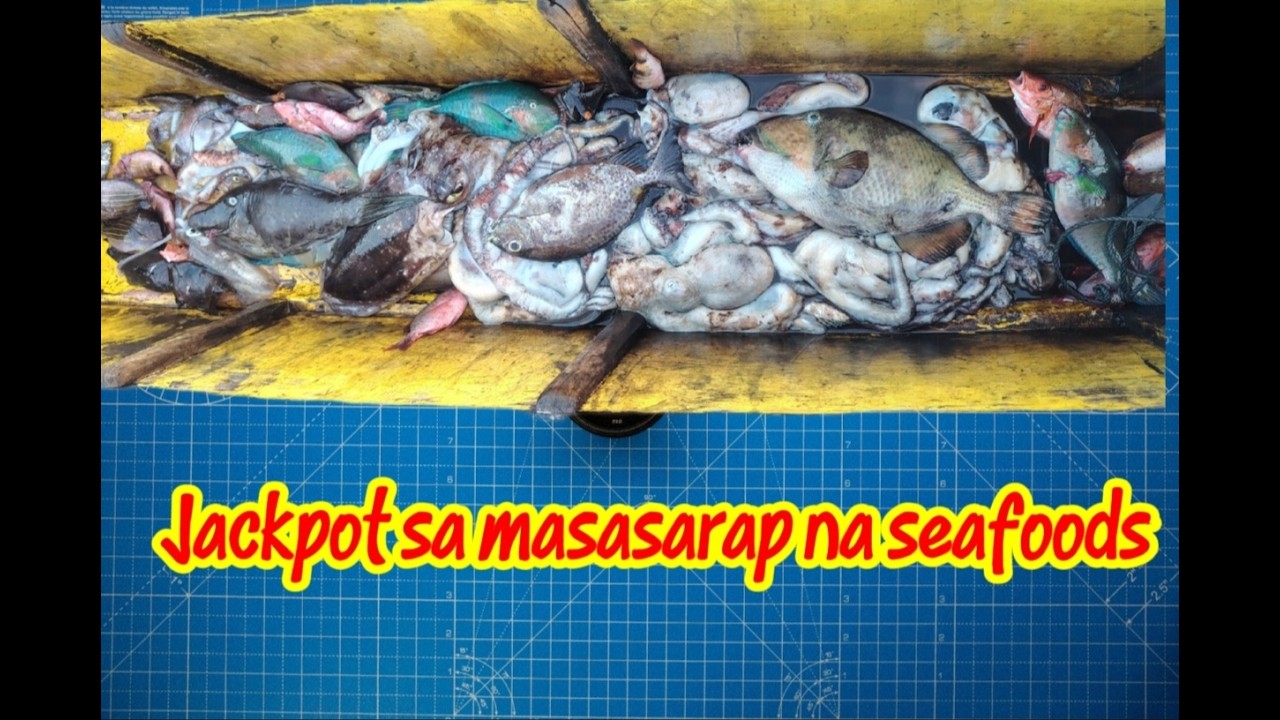 Nightdive spearfishing,paldo sa masasarap na seafoods