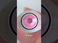 Nezuko Kamado Demon Slayer Cosplay Contact Lens #demonslayer #nezuko #kny #nezukokamado #shorts