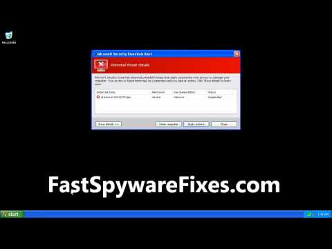 Fake Microsoft Security Essentials Removal